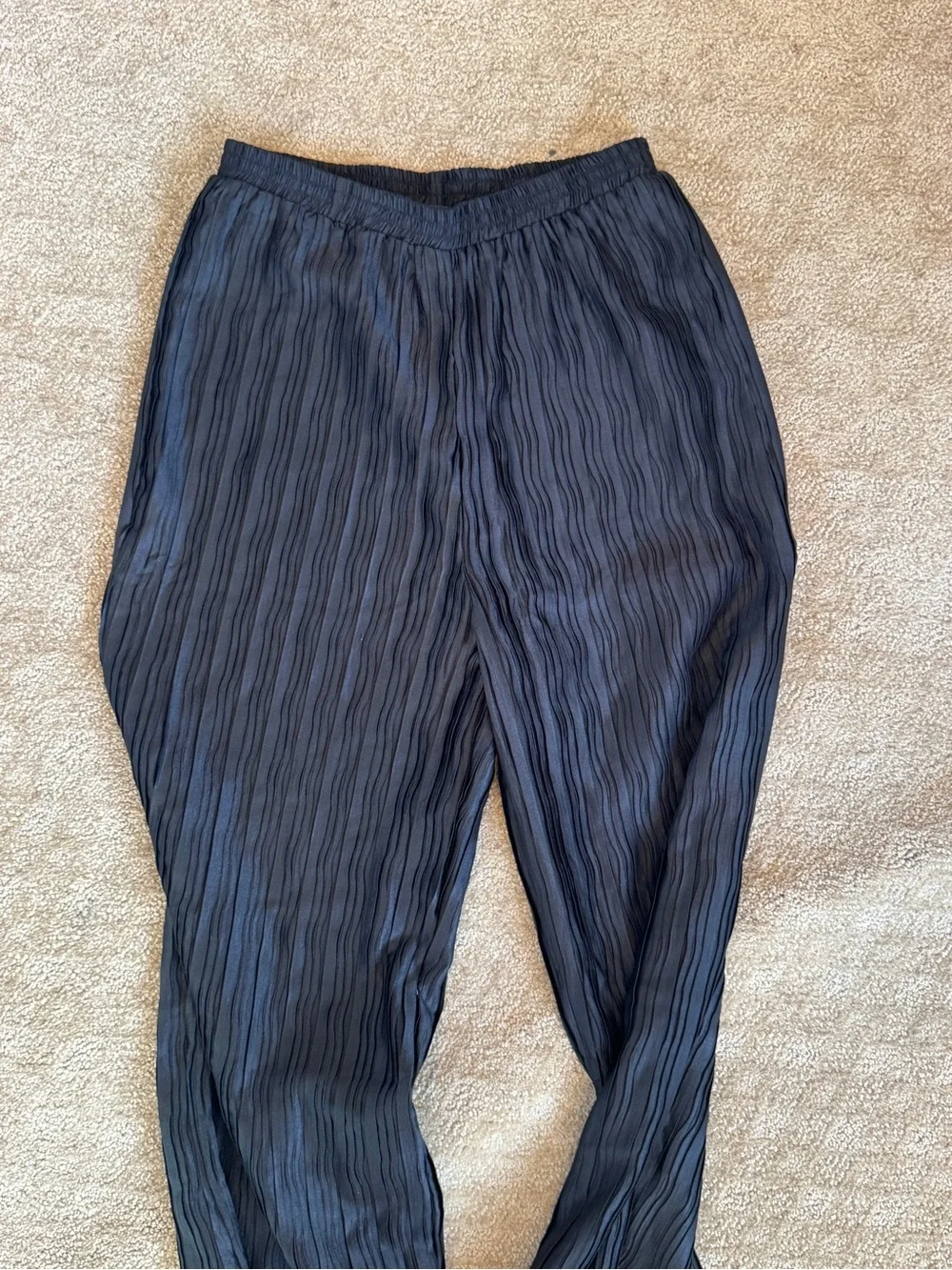 Lulu's Black High-Waist Pleated Wide-Leg Pants
